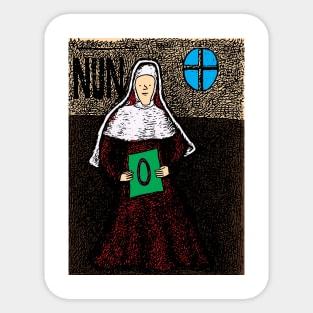 N is for Nun Sticker